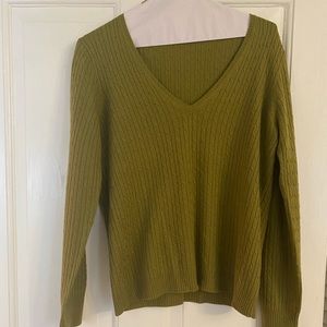Olive J. Crew cable knit sweater